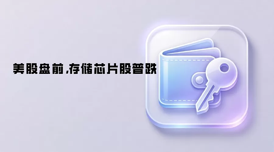 美股盘前，存储芯片股普跌