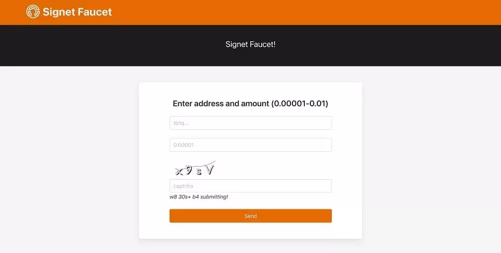 Bitcoin Testnet Faucet限制