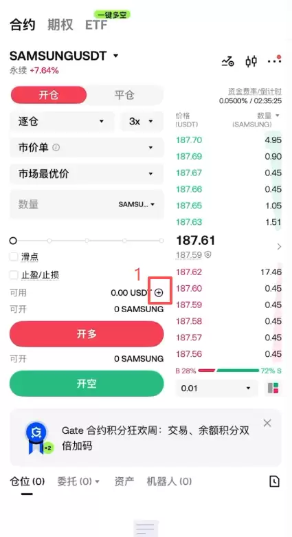 Gate交易所韩股(SK海力士)怎么做多做空？合约操作方法2026