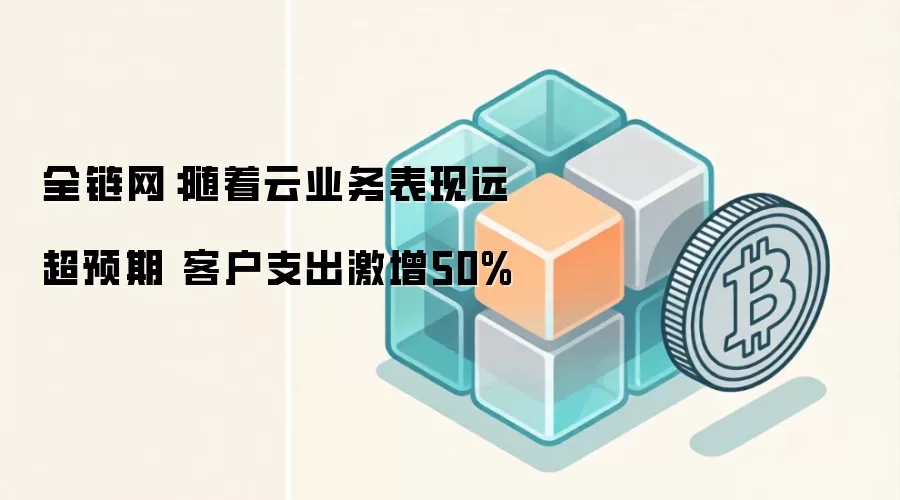 全链网：随着云业务表现远超预期 客户支出激增50%