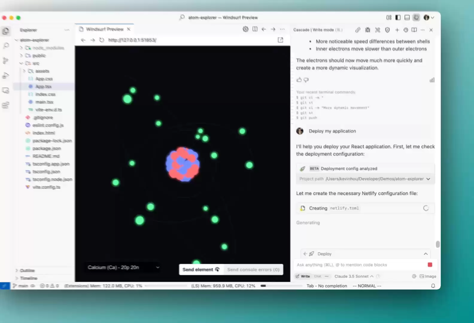 Cascade 分析 React 项目并开始创建 Netlify 配置文件
