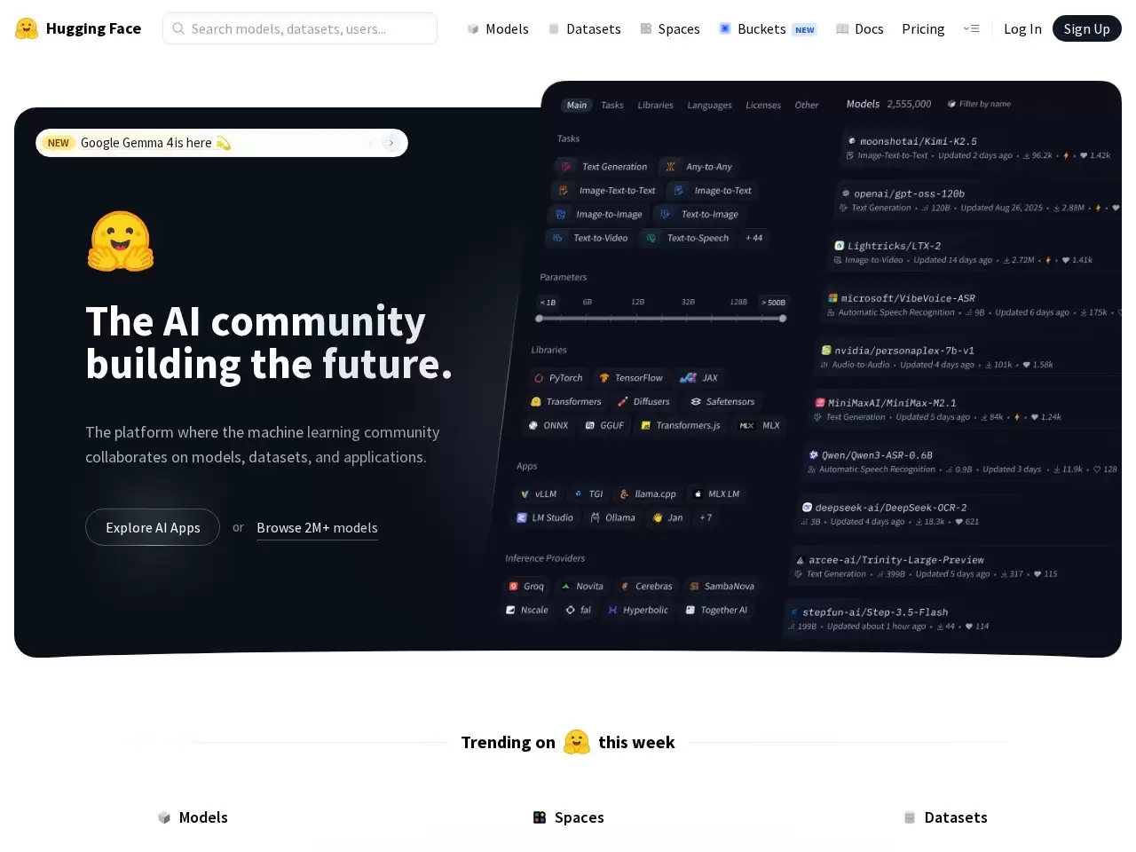huggingface-The AI community building the future