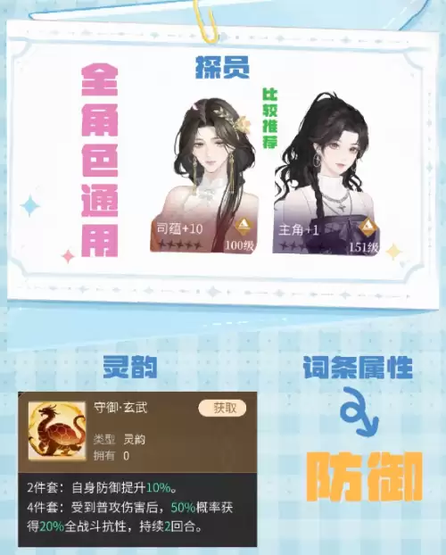 心跳陷落灵韵怎么搭配-各角色灵韵搭配指南