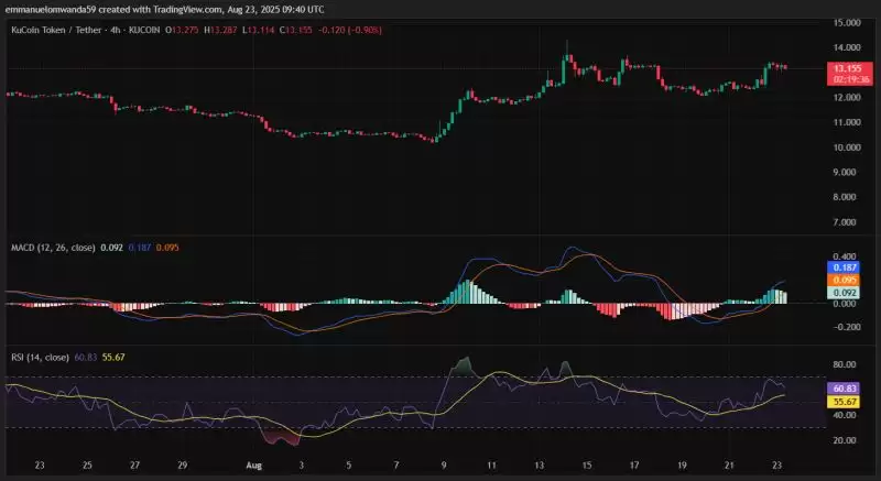 KuCoin 4 小时图表