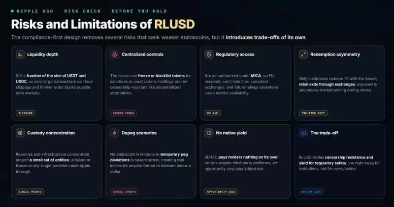 RLUSD 的风险与局限性