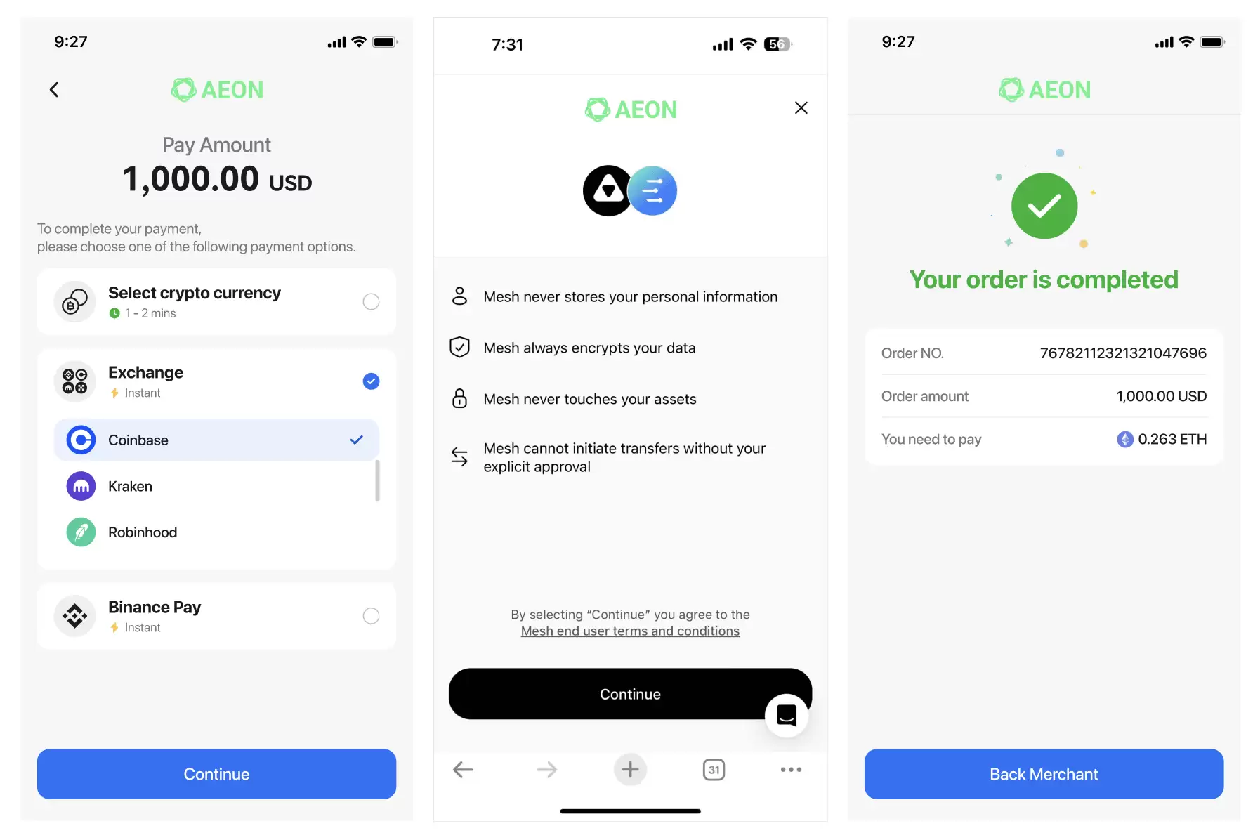 AEON的核心产品