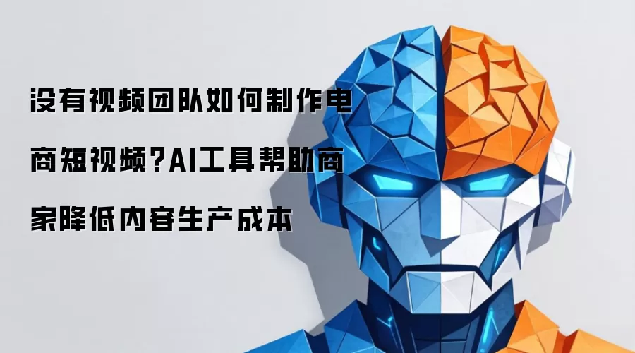 没有视频团队如何制作电商短视频？AI工具帮助商家降低内容生产成本