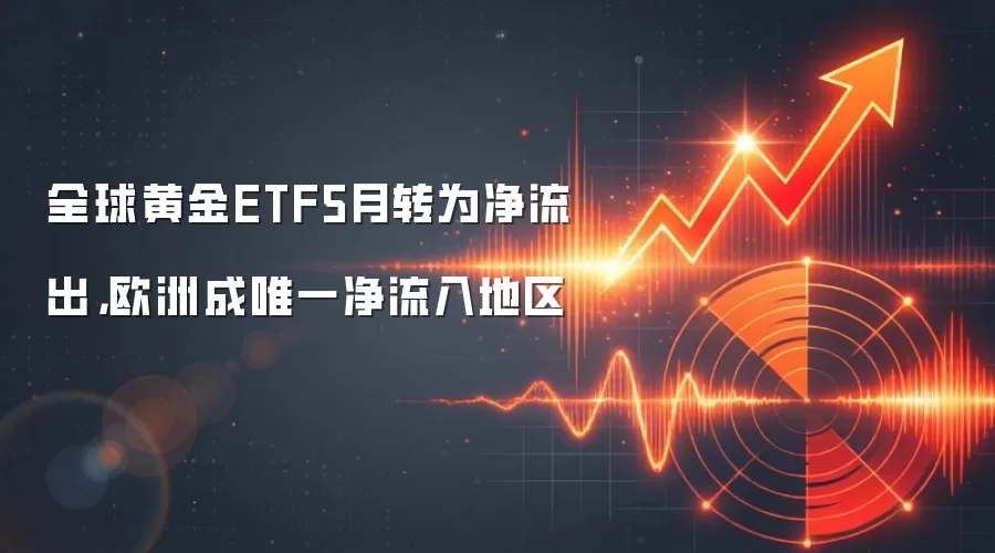 全球黄金ETF5月转为净流出，欧洲成唯一净流入地区