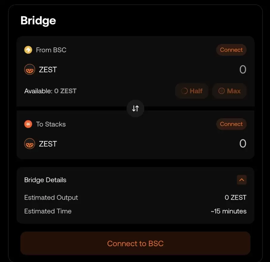 多链可用性：Stacks 和 BNB 链示意图