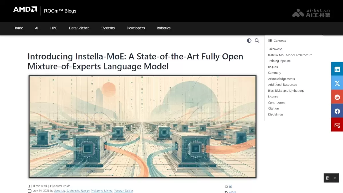 Instella-MoE - AMD 开源的混合专家语言模型系列