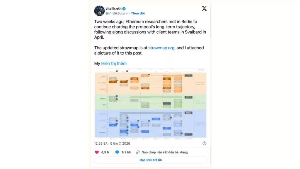 Vitalik Buterin:以太坊的下一次重建将与合并相媲美,耗时三到四年