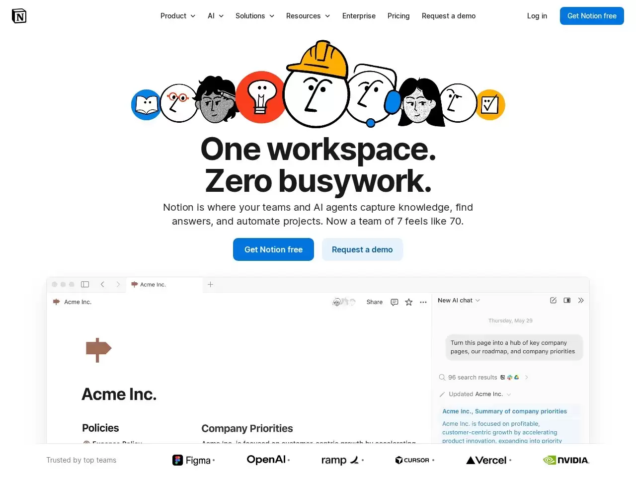 Notion AI-在任何概念页面中利用 AI 的无限力量