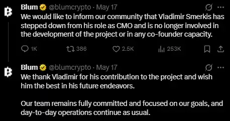 为什么 Blum 选择 6 月作为 $BLUM 上市日期和 TGE?一文分析