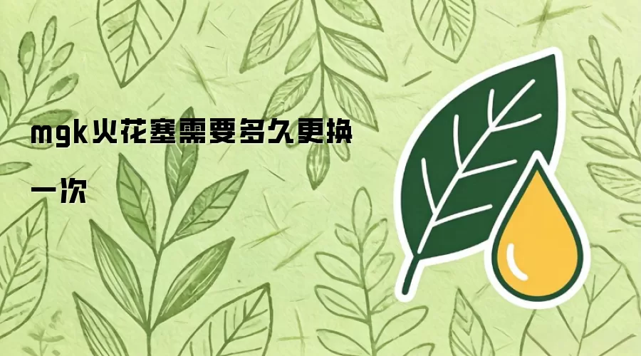 mgk火花塞需要多久更换一次