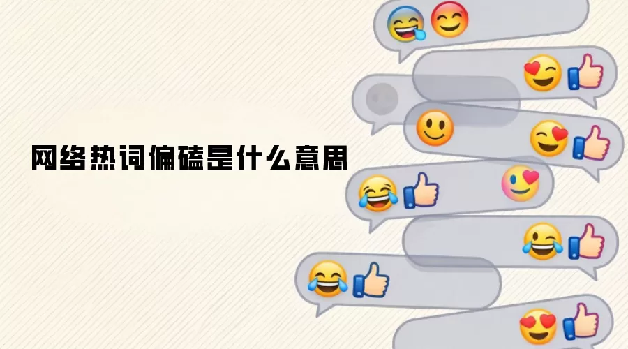 网络热词偏磕是什么意思