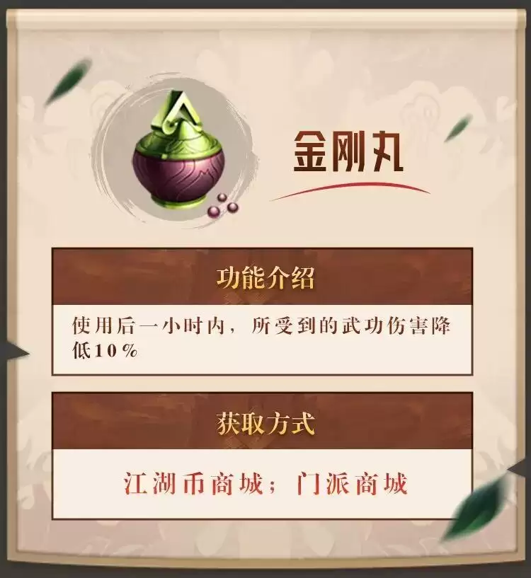 《全民江湖》道具图鉴丨增益篇