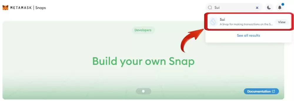 如何将Sui添加Sui MetaMaskwallet？