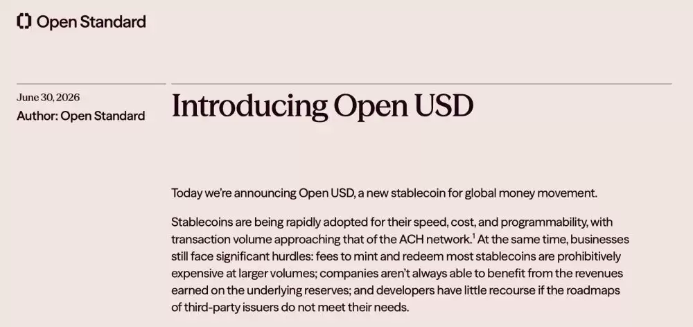 140家公司联手发布Open USD，Circle股价一天蒸发16%