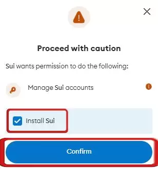 如何将Sui添加Sui MetaMaskwallet？