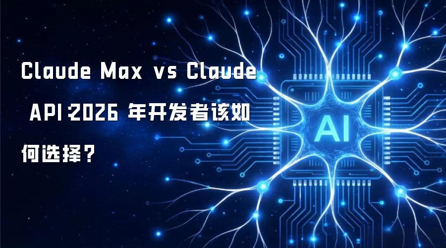 Claude Max vs Claude API：2026 年开发者该如何选择？