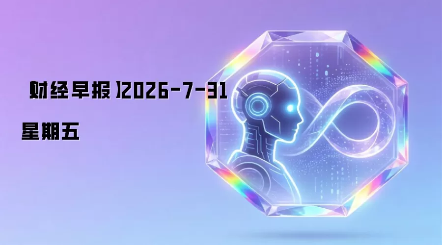 【财经早报】2026-7-31 星期五