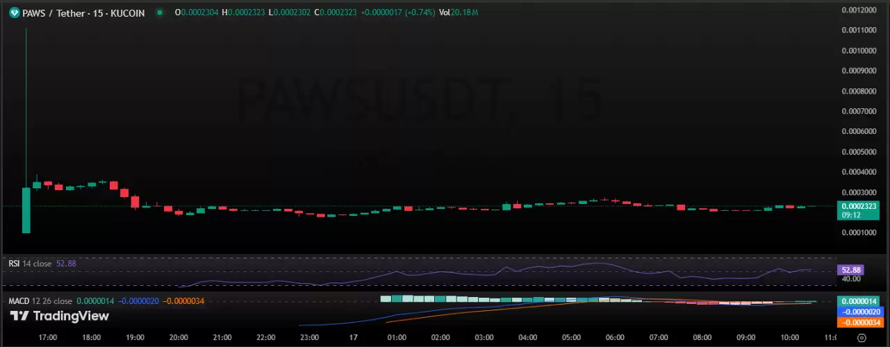 PAWS 价格预测:PAWS 能在 2025 年底之前达到 0.2 美元吗？