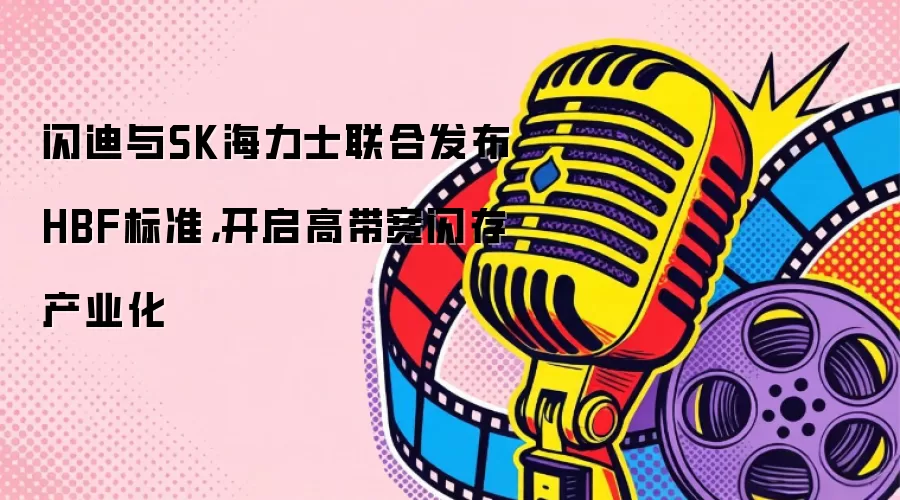 闪迪与SK海力士联合发布HBF标准，开启高带宽闪存产业化