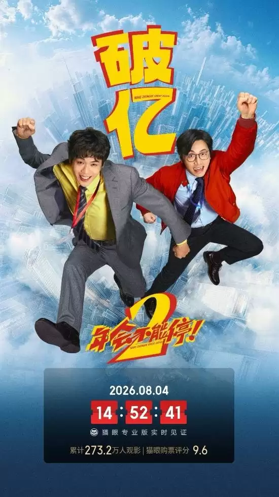 豆瓣6.8!《年会不能停2》票房破亿 主演王耀庆曾下跪宣传