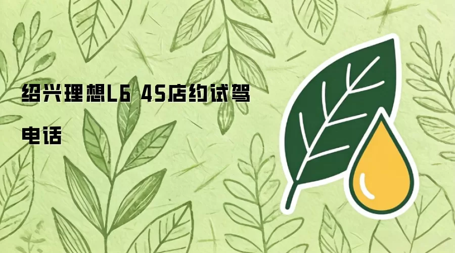 绍兴理想L6 4S店约试驾电话