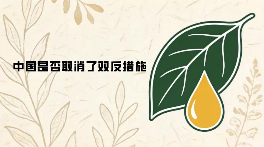 中国是否取消了双反措施