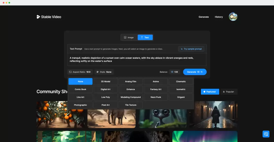 Stable Video-Stability AI推出的AI视频生成平台
