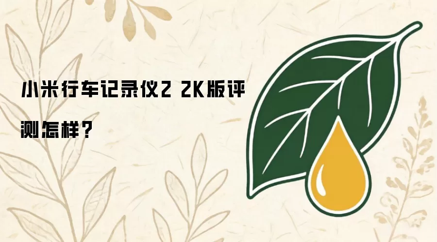 小米行车记录仪2 2K版评测怎样?