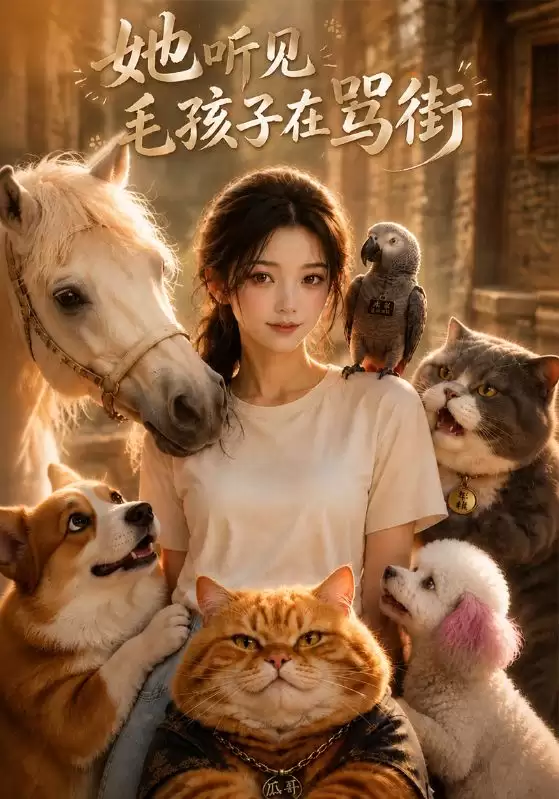 短剧《她听见毛孩子在骂街》剧情介绍