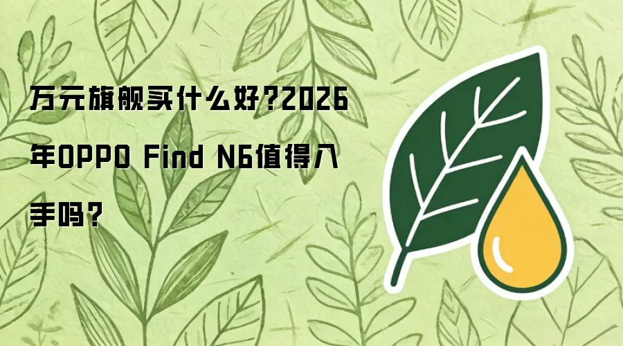 万元旗舰买什么好?2026年OPPO Find N6值得入手吗?
