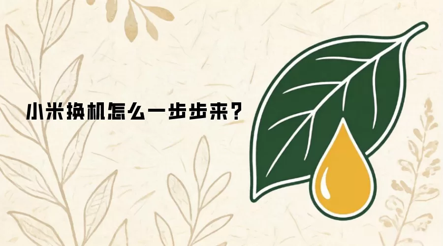 小米换机怎么一步步来？