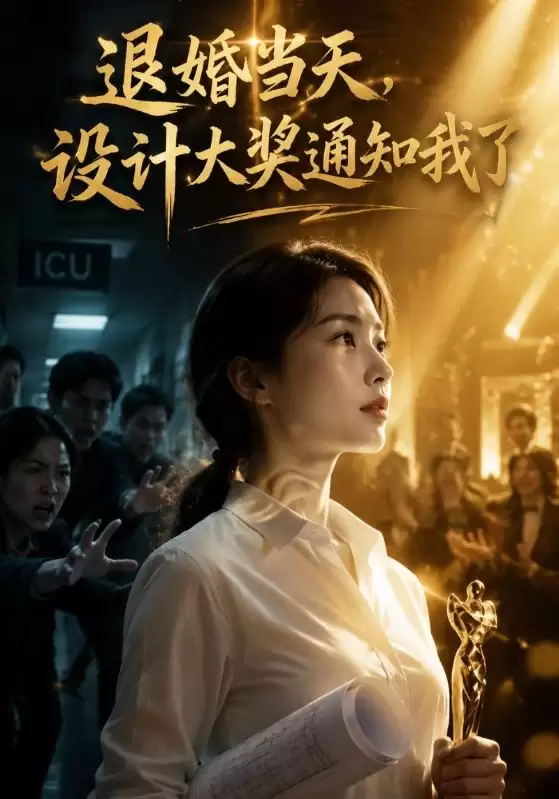短剧《退婚当天，设计大奖通知我了》剧情介绍