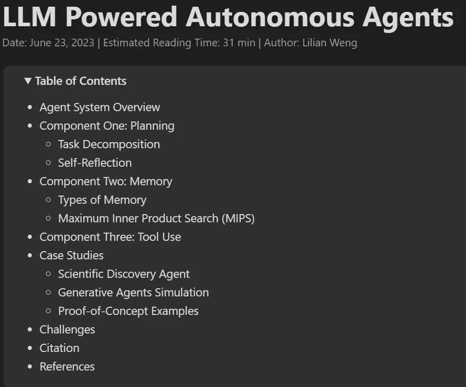 AI Agent基础知识，从这篇博文学起