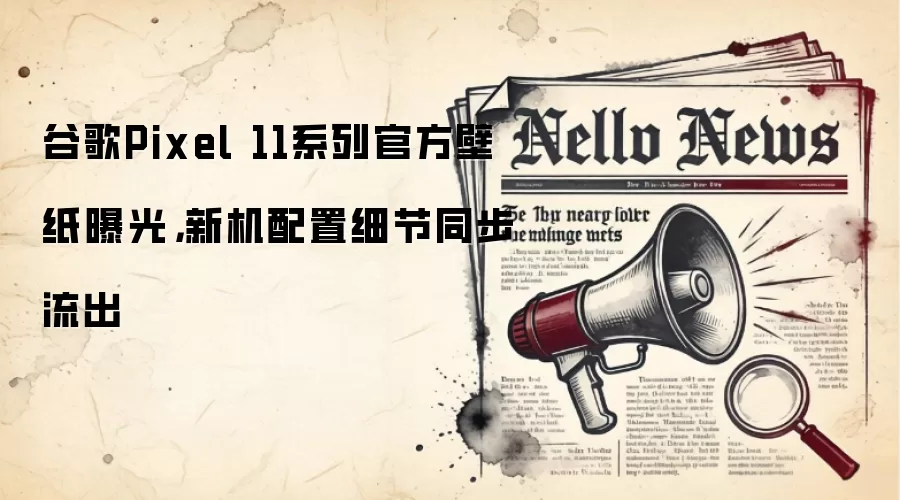 谷歌Pixel 11系列官方壁纸曝光，新机配置细节同步流出