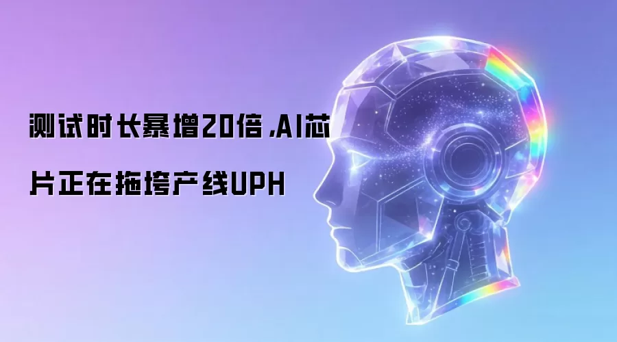 测试时长暴增20倍，AI芯片正在拖垮产线UPH