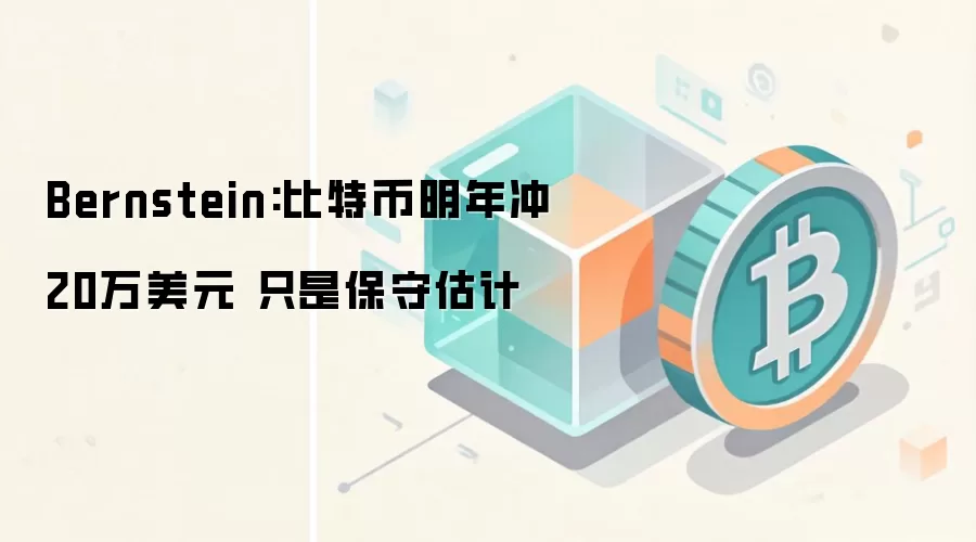 Bernstein:比特币明年冲20万美元 只是保守估计