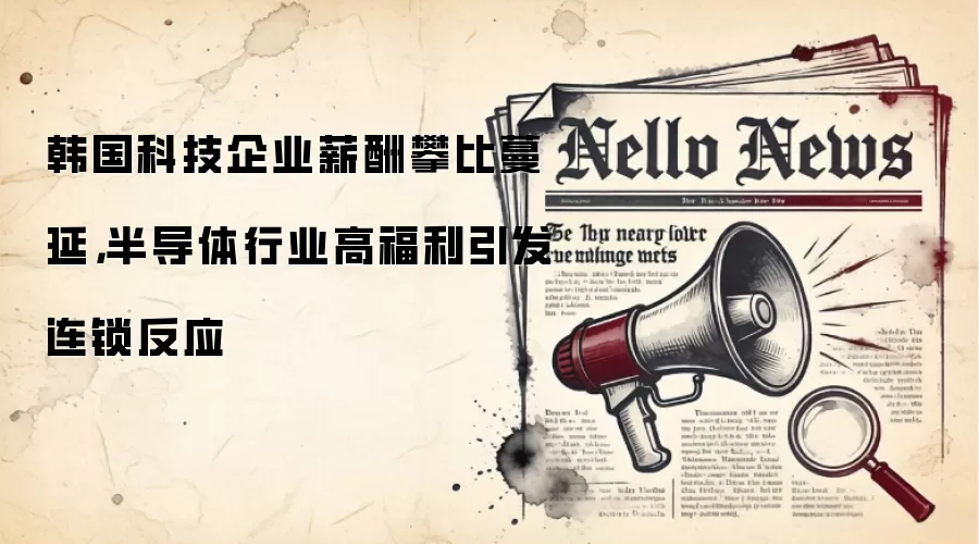 韩国科技企业薪酬攀比蔓延，半导体行业高福利引发连锁反应