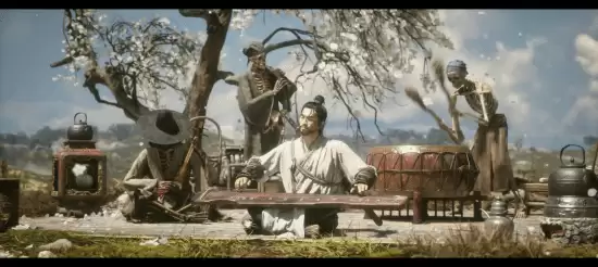 黑神话：钟馗曝骷髅乐队实机片段，荒诞诗意交织重塑东方鬼神