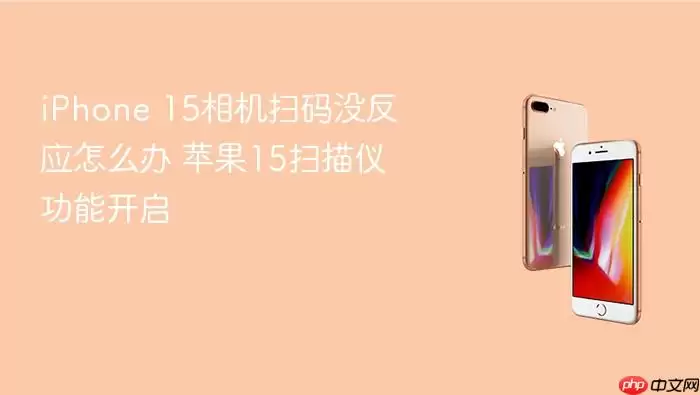 iPhone 15相机扫码没反应怎么办 苹果15扫描仪功能开启
