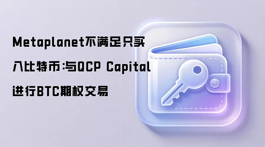 Metaplanet不满足只买入比特币:与QCP Capital进行BTC期权交易