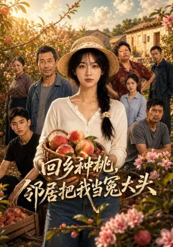 短剧《回乡种桃，邻居把我当冤大头》剧情介绍