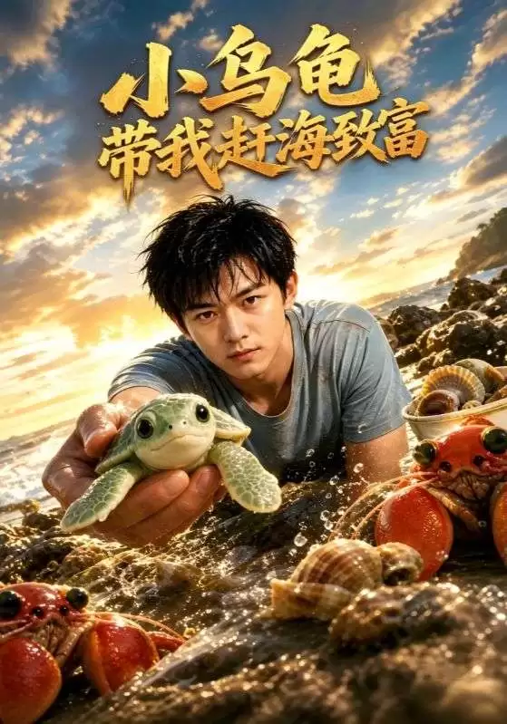 短剧《小乌龟带我赶海致富》剧情介绍