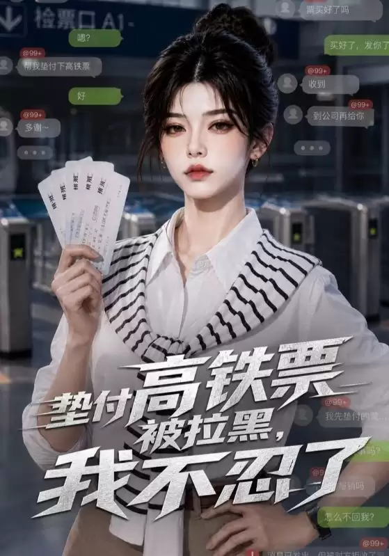 短剧《垫付高铁票被拉黑，我不忍了》剧情介绍