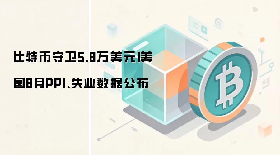 比特币守卫5.8万美元!美国8月PPI、失业数据公布