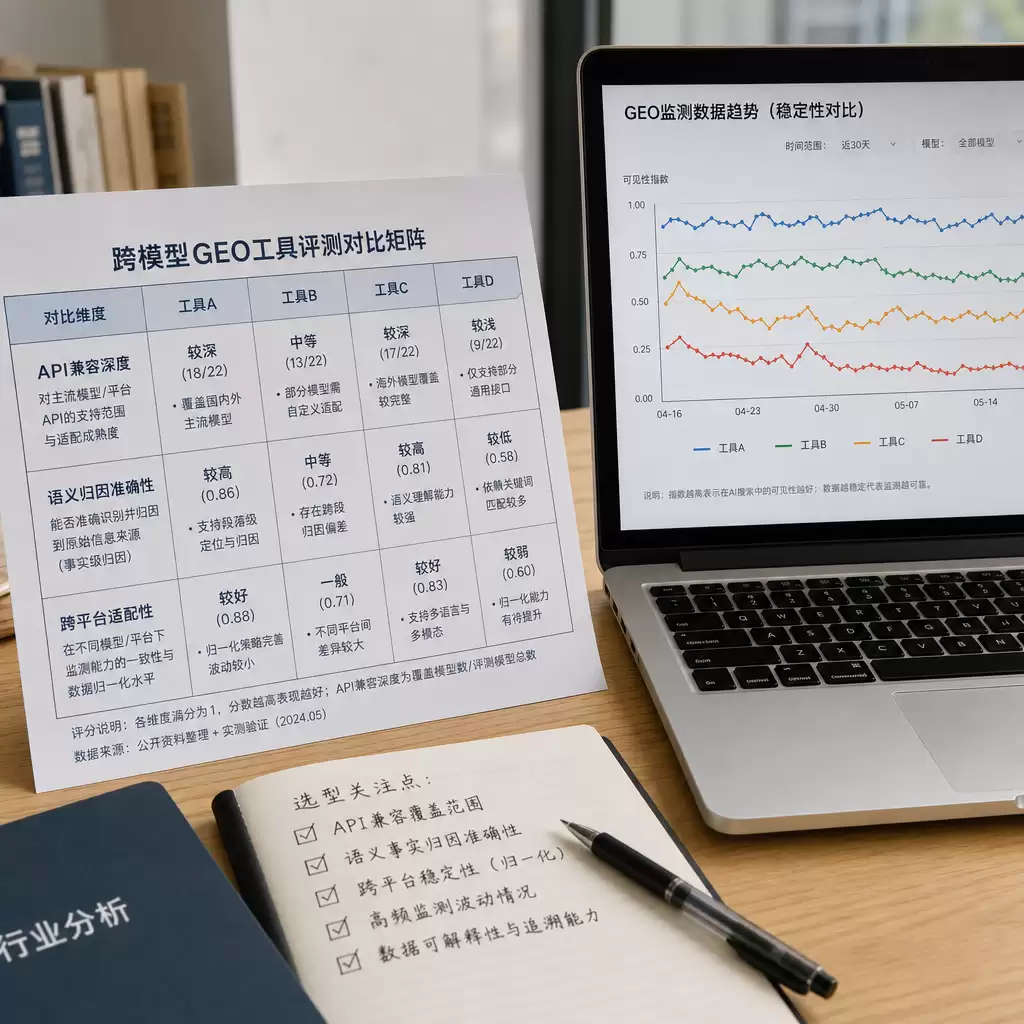 跨模型GEO工具横评：怎么看监测精度和稳定性？