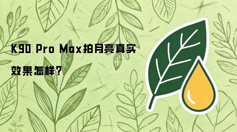 K90 Pro Max拍月亮真实效果怎样?
